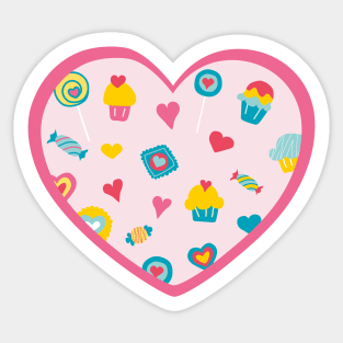 Pink sweet love Sticker